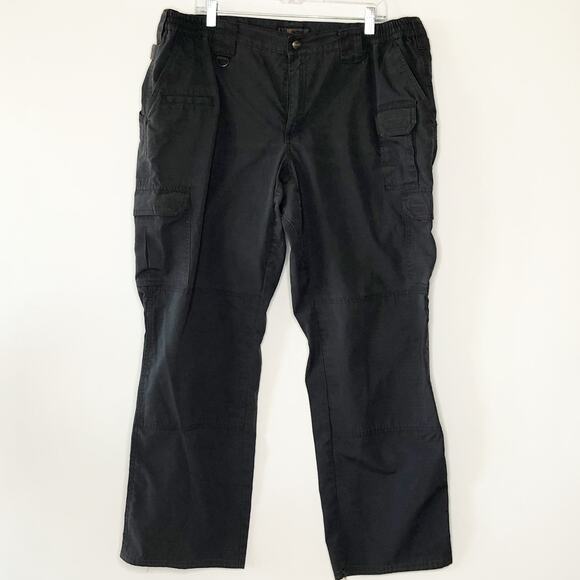 5.11 511 Tactical Series Cargo Pants Men’s 20 Black Cargo Utility Work - Picture 1 of 6